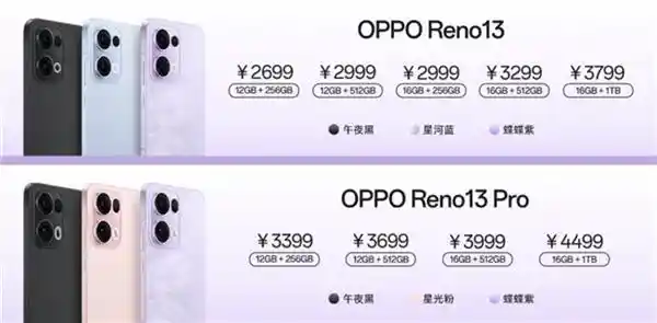 全新OPPO Reno13系列登场！AI高清实况照片引领新玩法