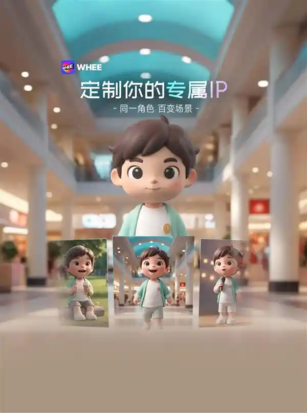 WHEE推出「AI打造IP形象」功能，个性定制独一无二的形象