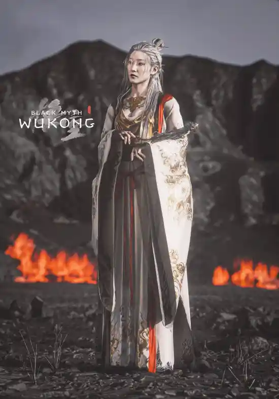 《黑神话》新登场：可爱俏皮的裸足小狐狸萍萍3D模型惊艳亮相