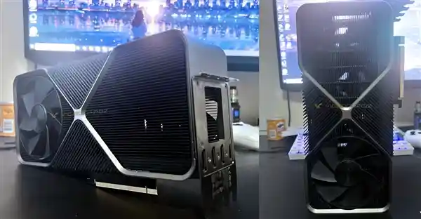 RTX 4090新品曝光：四插槽三风扇组合惊艳亮相！