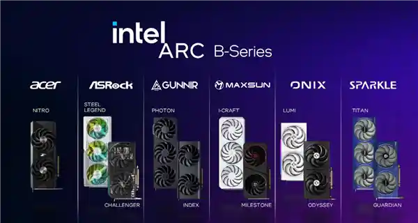 Intel锐炫B580/B570显卡震撼发布：性能飙升惊人12.5倍