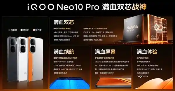 iQOO Neo10 Pro：性能铁三角全面升级，带你体验全新安卓旗舰！