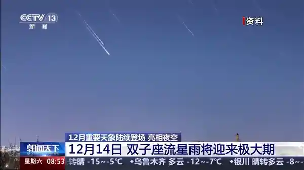 2024年最后一场双子座流星雨即将登场！12月14日亮相，震撼肉眼可见