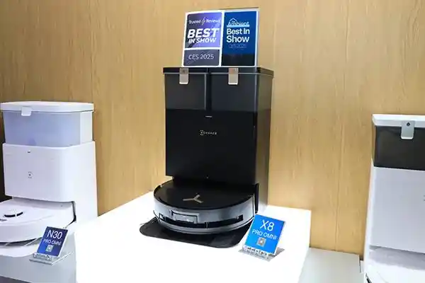 科沃斯CES2025揭晓惊艳创新：智能滚筒活水洗地机器人助力家庭清洁