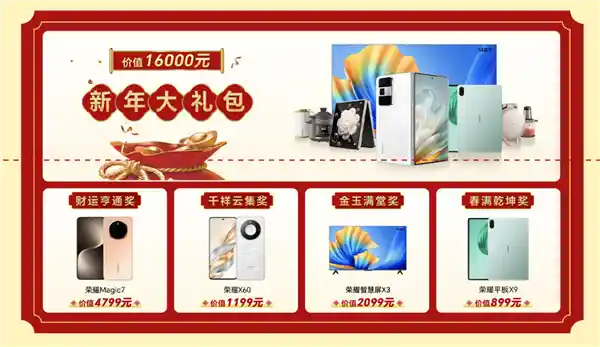 荣耀享国补！新年狂欢，最高优惠2000元，更有惊喜福利等你来享