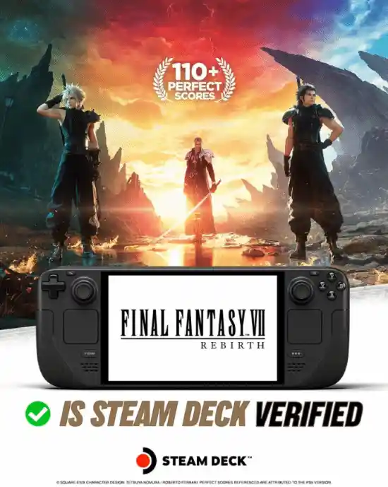 《SteamDeck验证！《最终幻想7：重生》床上游戏全新体验！》