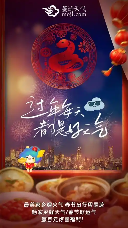 春运期间，天气助你顺风顺水，过年出行更轻松！