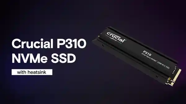 英睿达P310 SSD大升级！新增散热片，性能提升不止一点点