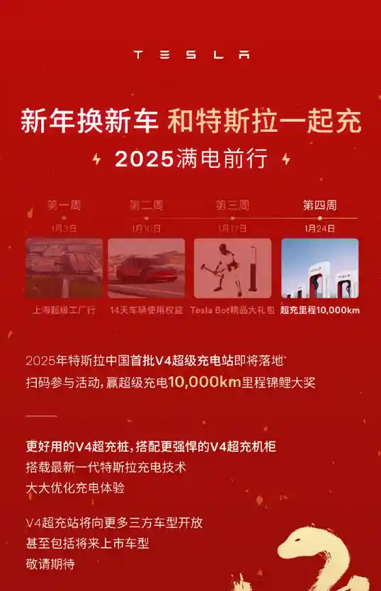特斯拉中国首批V4超级充电站即将亮相！峰值功率350kW，非特斯拉车型也可享用