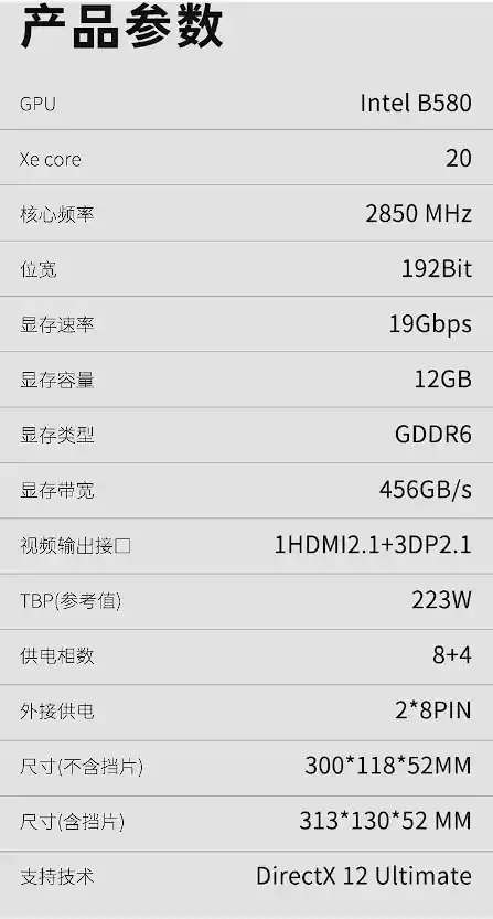 超强性能！全新蓝戟Intel ARC B580 PHOTON 12GB，寒假游戏必备神器