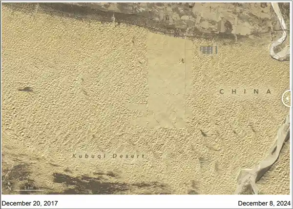 中国光伏长城惊艳NASA：死亡之海绽放希望