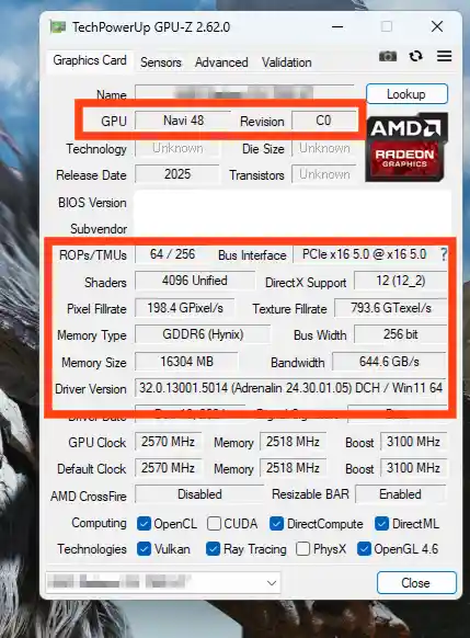 AMD RX 9070 XT曝光：3.1GHz频率震撼跑分揭秘