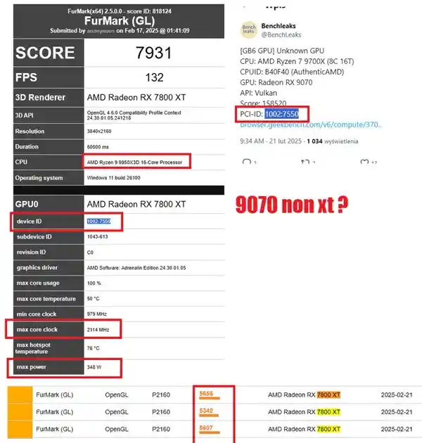 AMD RX 9070 XT性能大揭秘：竟与RX 7900 XTX旗鼓相当！